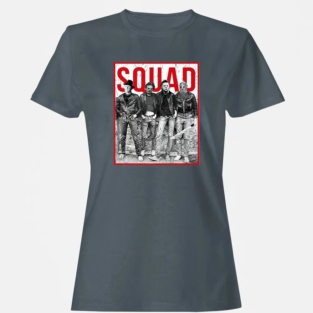 Jason Squad Halloween Horror Funny Scary Distressed Costume Premium Women's T-shirt - 3