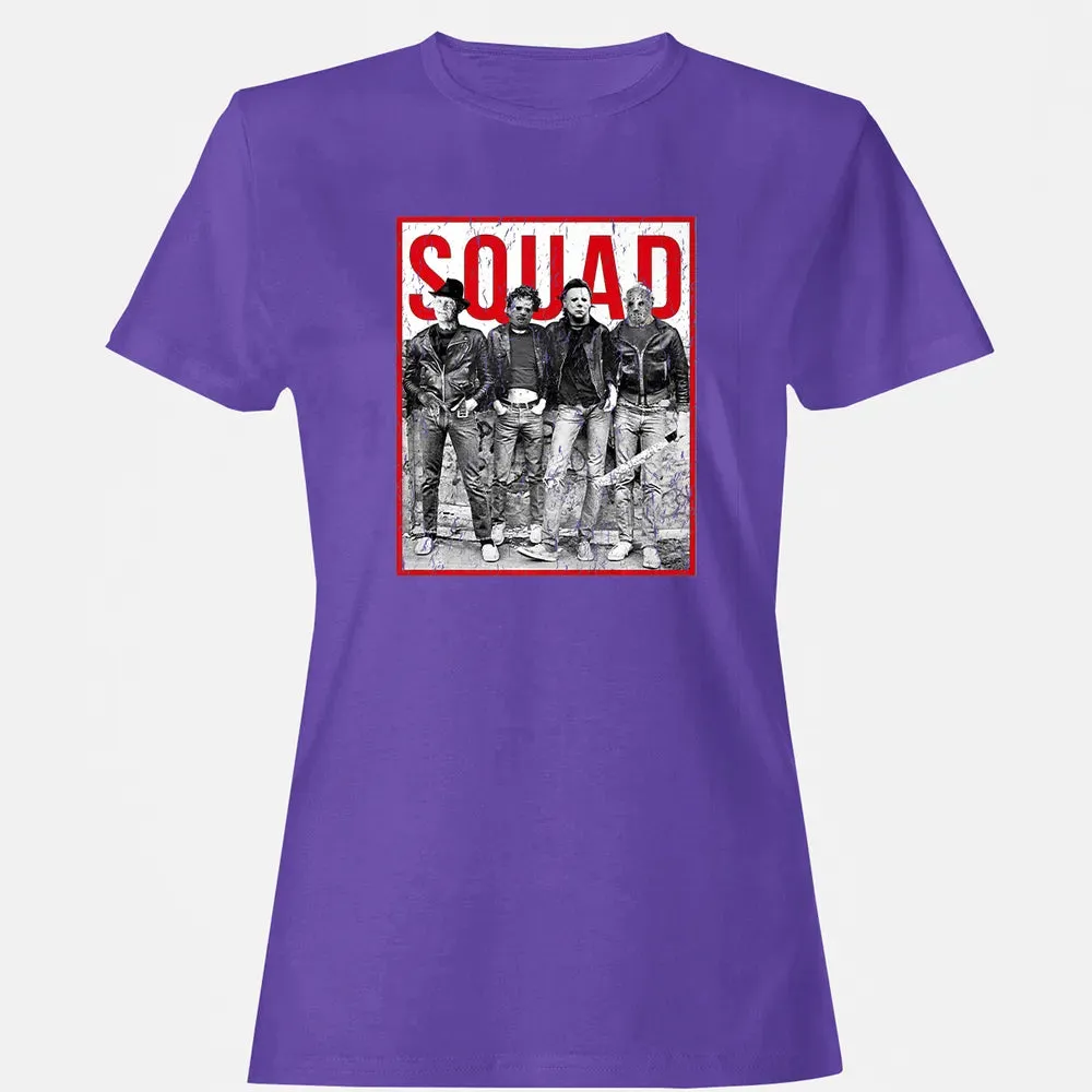 Jason Squad Halloween Horror Funny Scary Distressed Costume Premium Women's T-shirt - 12