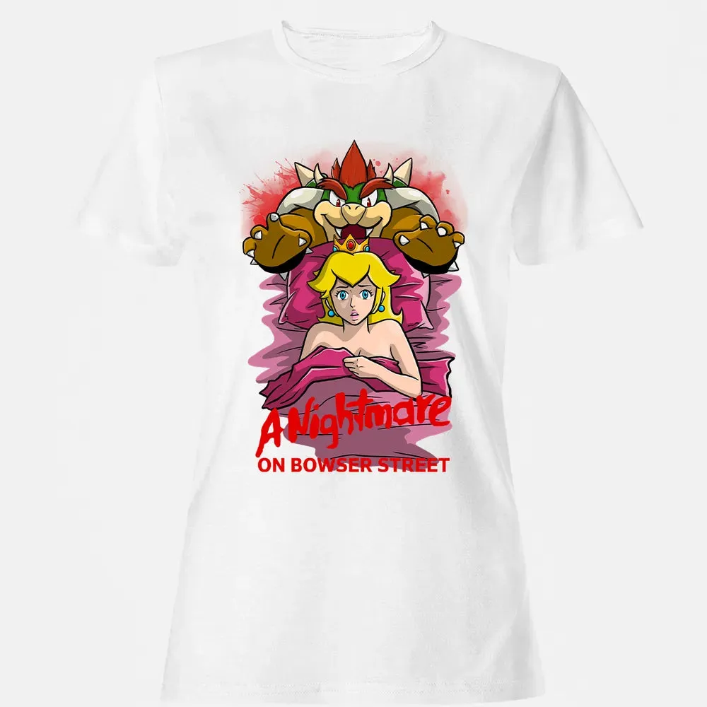 A Nightmare On Bowser Street Women's T-shirt - 16