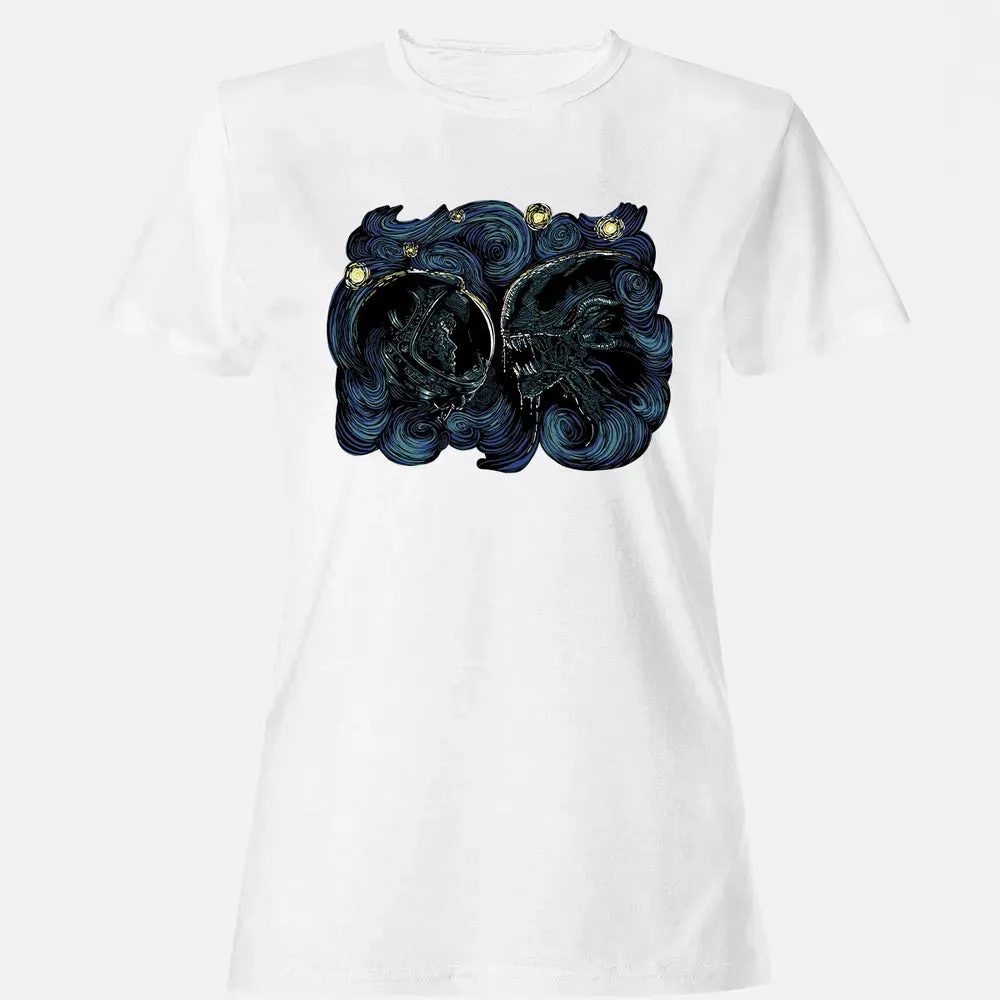 Starry Alien Women's T-shirt - 16