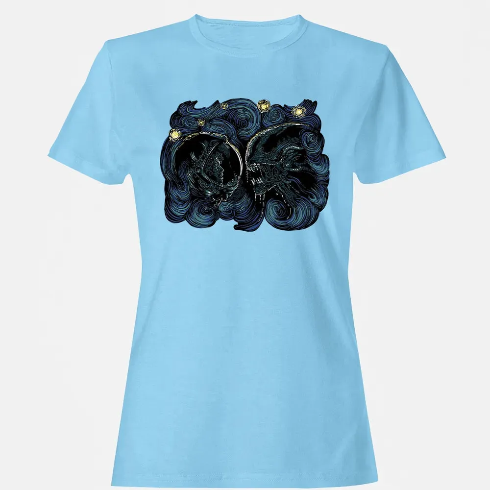 Starry Alien Women's T-shirt - 8
