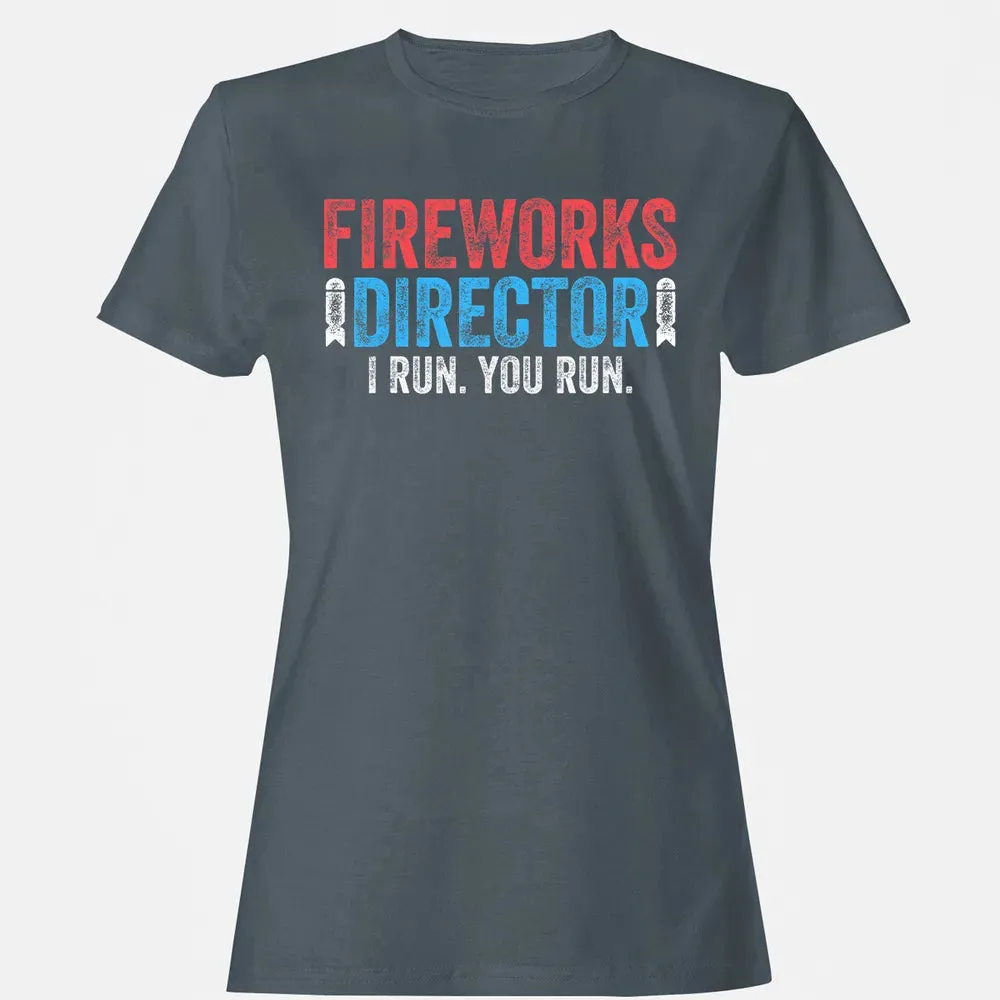 Fireworks Director  4th of July Gif Women's T-shirt - 3