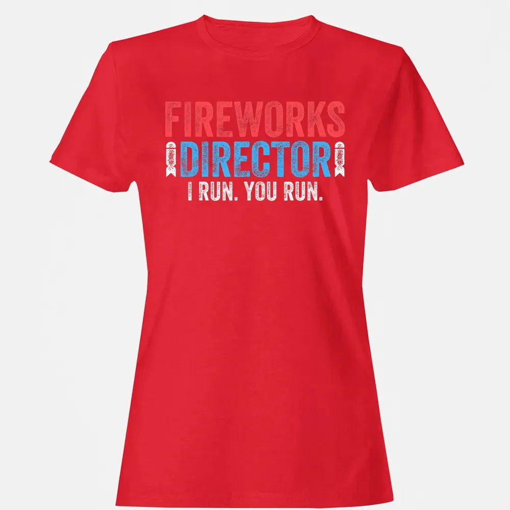 Fireworks Director  4th of July Gif Women's T-shirt - 13