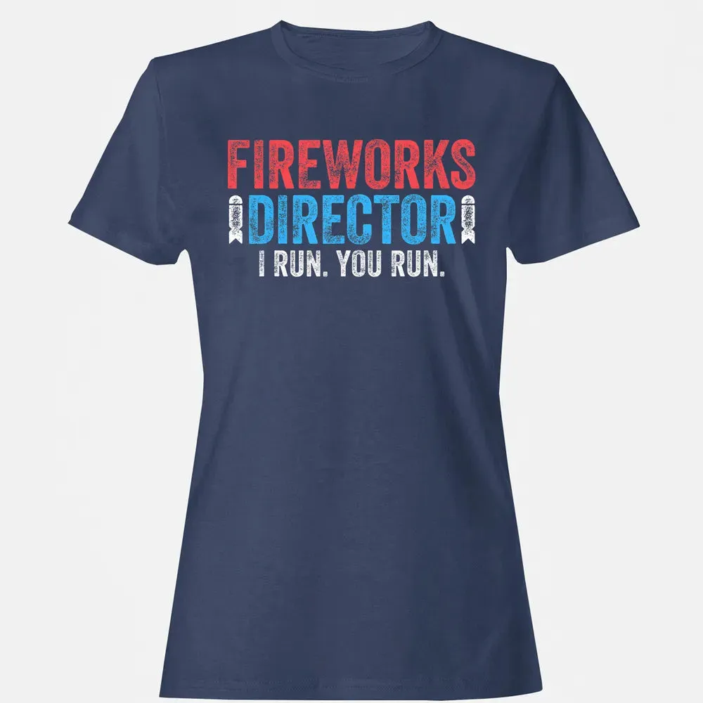 Fireworks Director  4th of July Gif Women's T-shirt - 10