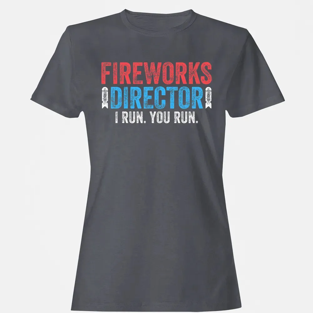 Fireworks Director  4th of July Gif Women's T-shirt - 5