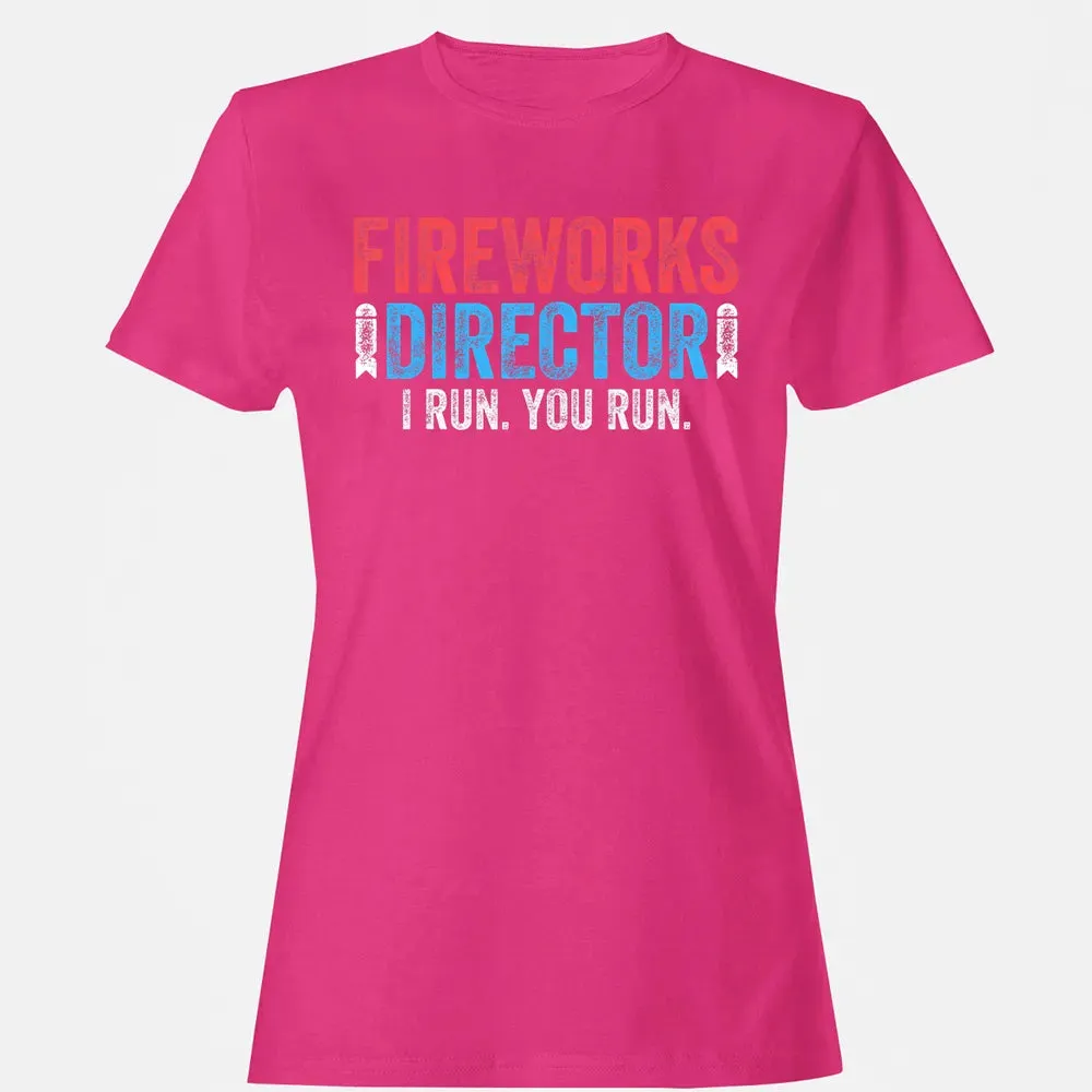 Fireworks Director  4th of July Gif Women's T-shirt - 6