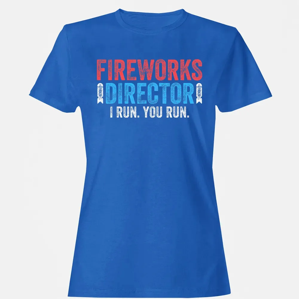 Fireworks Director  4th of July Gif Women's T-shirt - 14