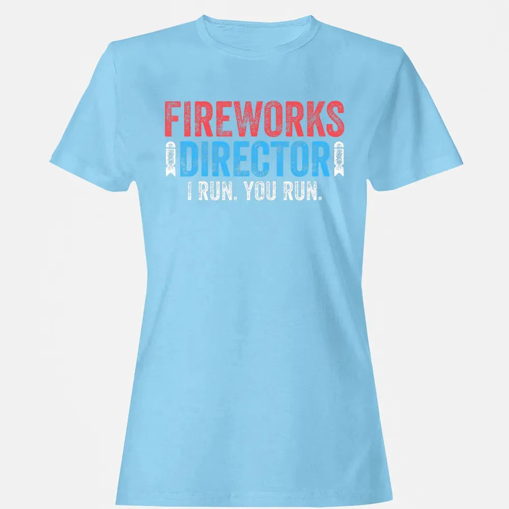 Fireworks Director  4th of July Gif Women's T-shirt - 8