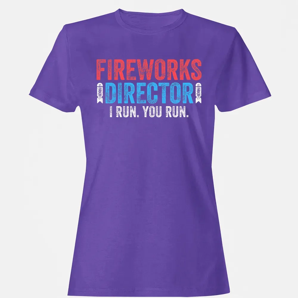 Fireworks Director  4th of July Gif Women's T-shirt - 12
