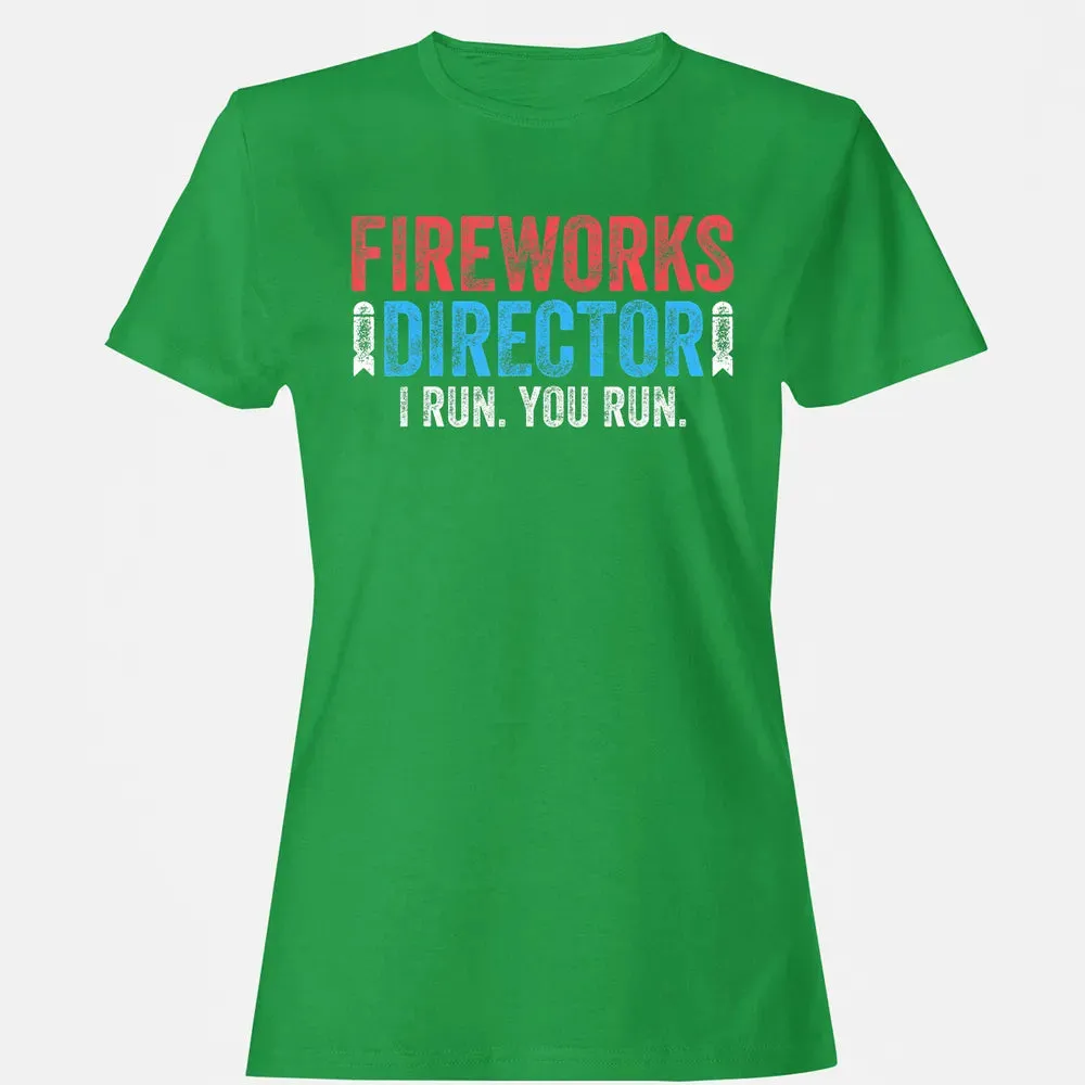 Fireworks Director  4th of July Gif Women's T-shirt - 7