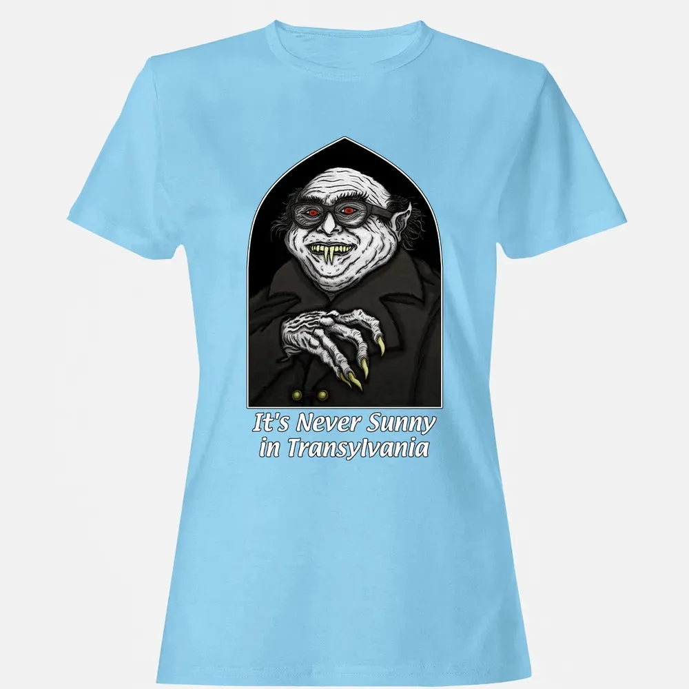 Never Sunny In Transylvania Women's T-shirt - 8