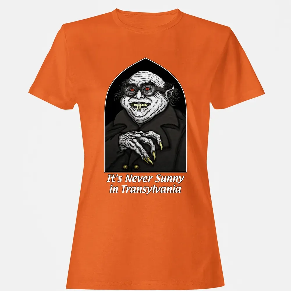 Never Sunny In Transylvania Women's T-shirt - 11