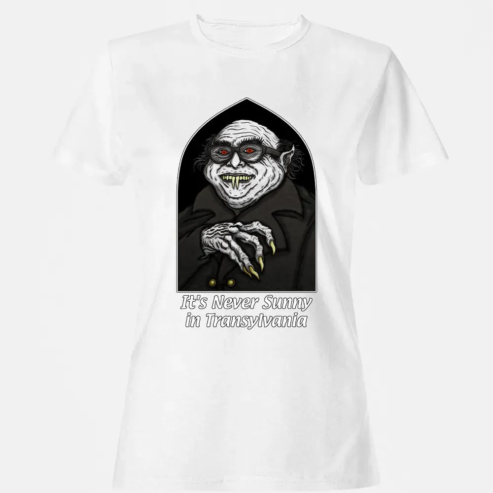 Never Sunny In Transylvania Women's T-shirt - 16