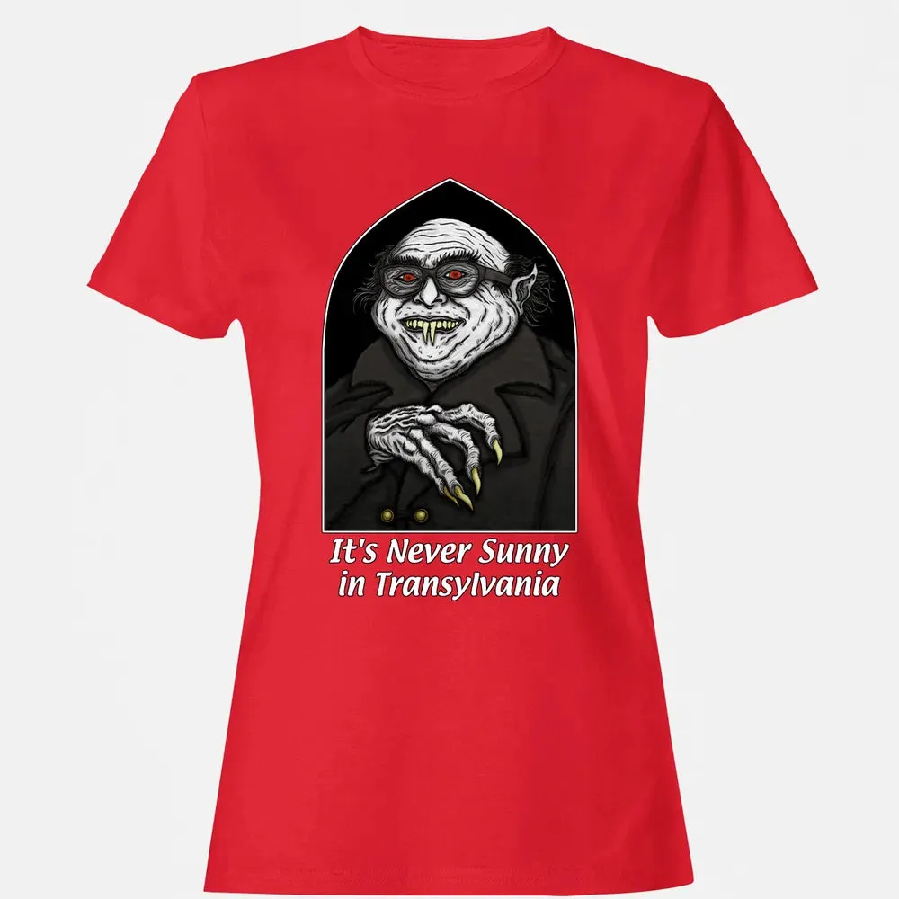 Never Sunny In Transylvania Women's T-shirt - 13