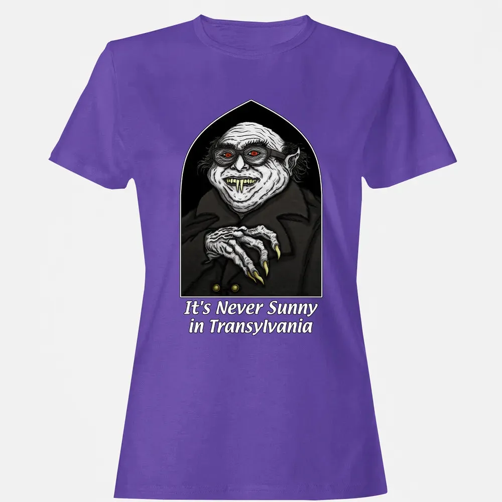 Never Sunny In Transylvania Women's T-shirt - 12