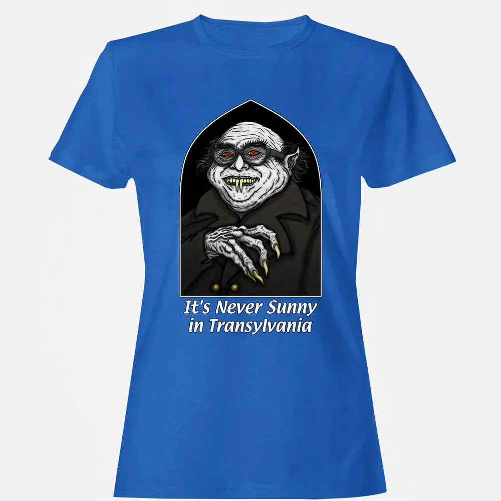 Never Sunny In Transylvania Women's T-shirt - 14