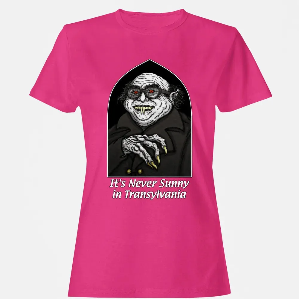 Never Sunny In Transylvania Women's T-shirt - 6