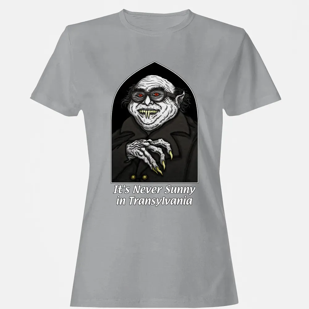 Never Sunny In Transylvania Women's T-shirt - 15