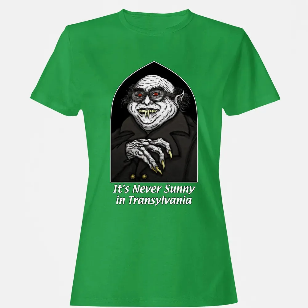Never Sunny In Transylvania Women's T-shirt - 7