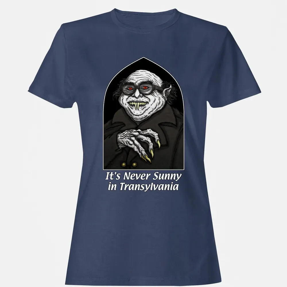 Never Sunny In Transylvania Women's T-shirt - 10