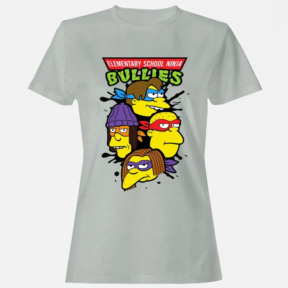 Elementary School Ninja Bullies Women's T-shirt - 2