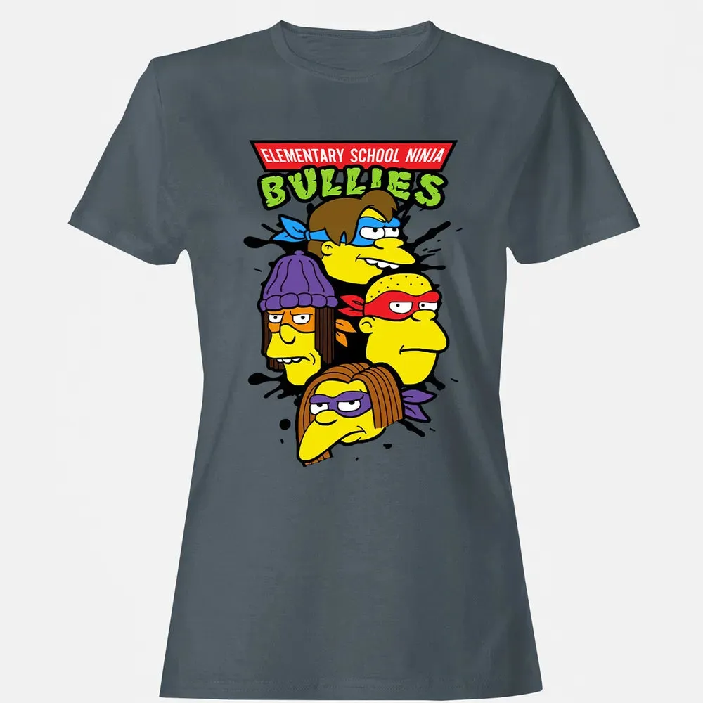 Elementary School Ninja Bullies Women's T-shirt - 3