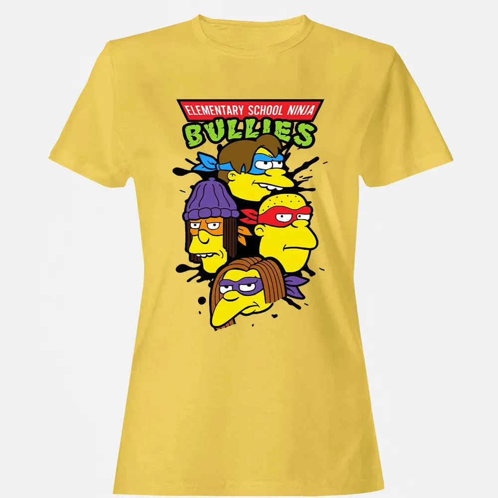 Elementary School Ninja Bullies Women's T-shirt - 4