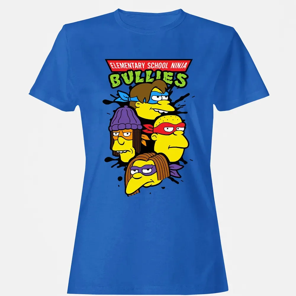 Elementary School Ninja Bullies Women's T-shirt - 14