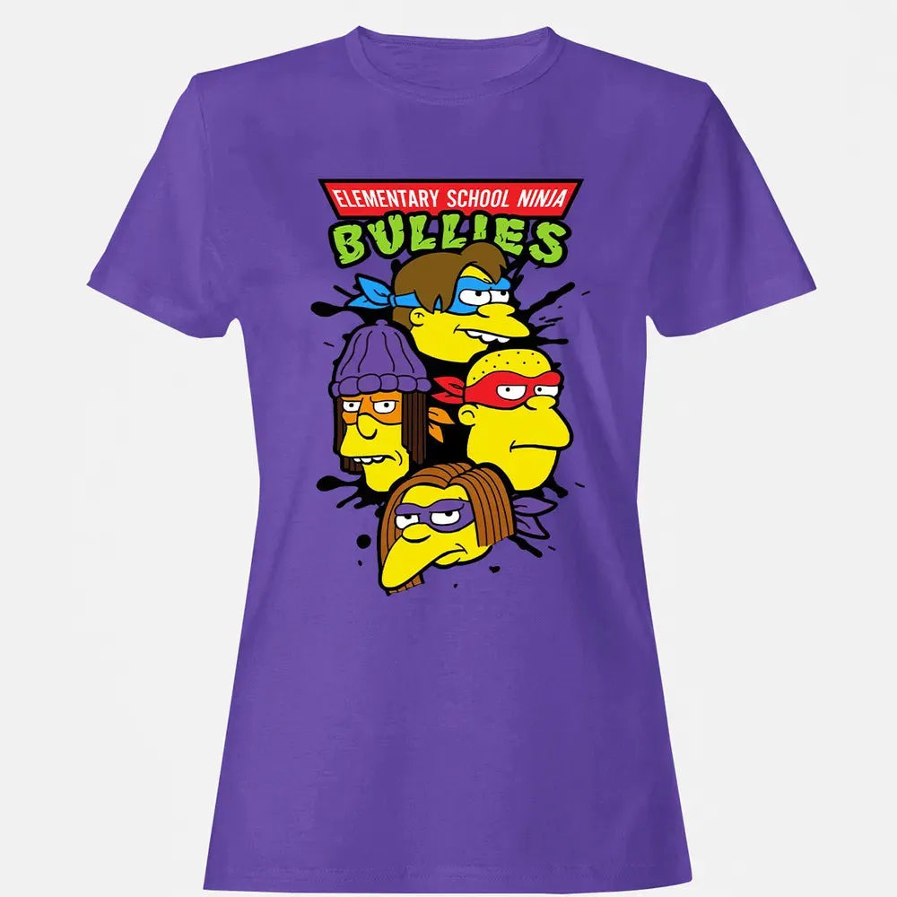 Elementary School Ninja Bullies Women's T-shirt - 12