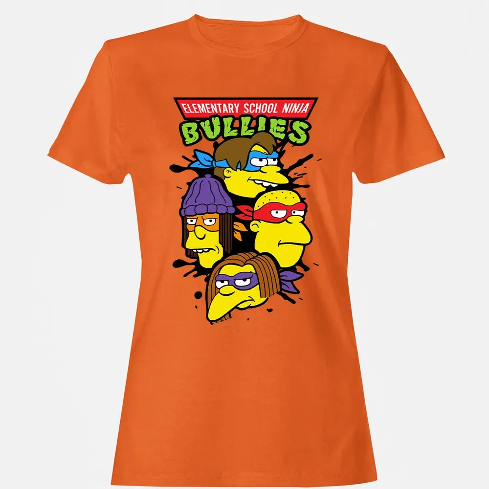 Elementary School Ninja Bullies Women's T-shirt - 11