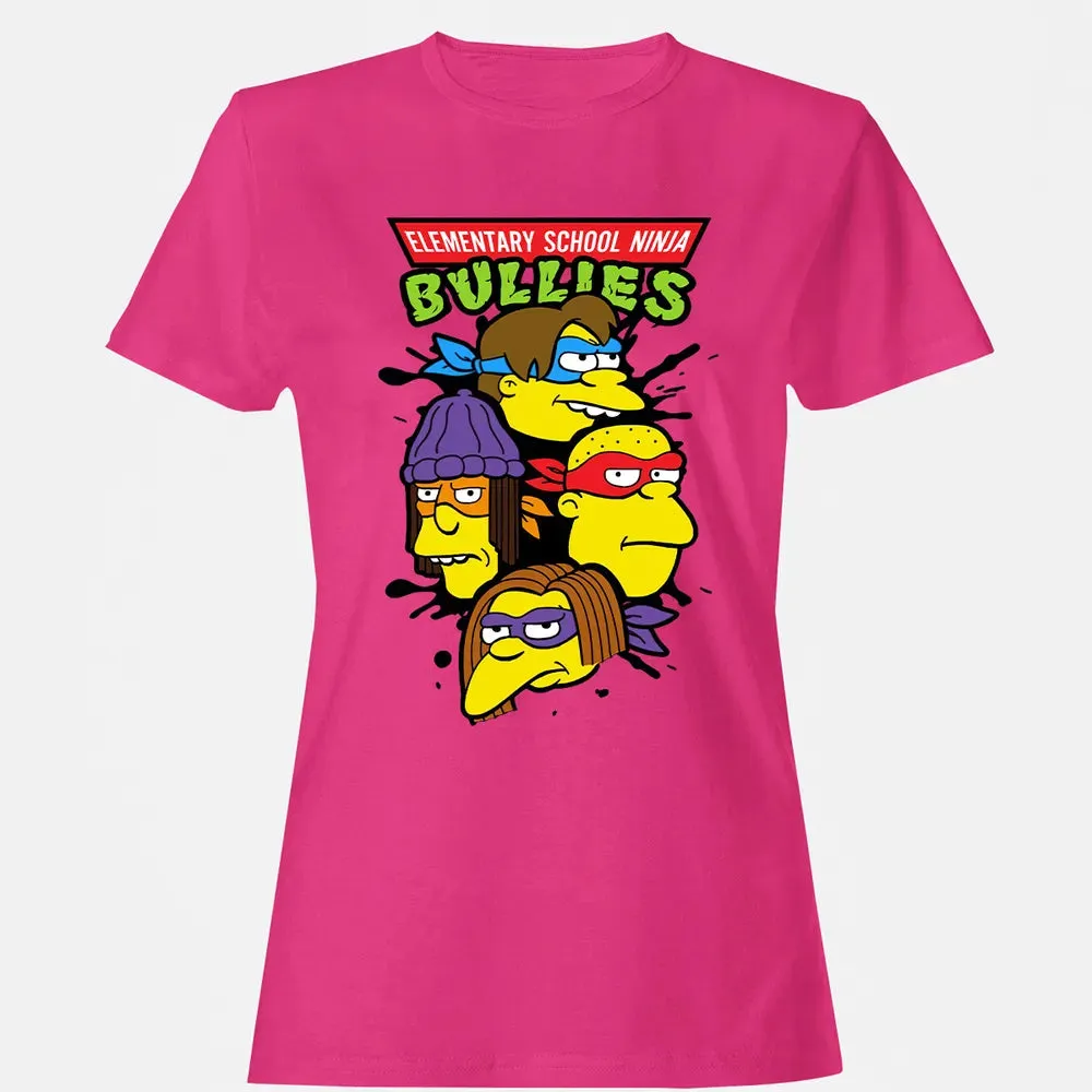 Elementary School Ninja Bullies Women's T-shirt - 6