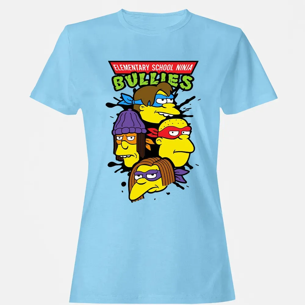 Elementary School Ninja Bullies Women's T-shirt - 8