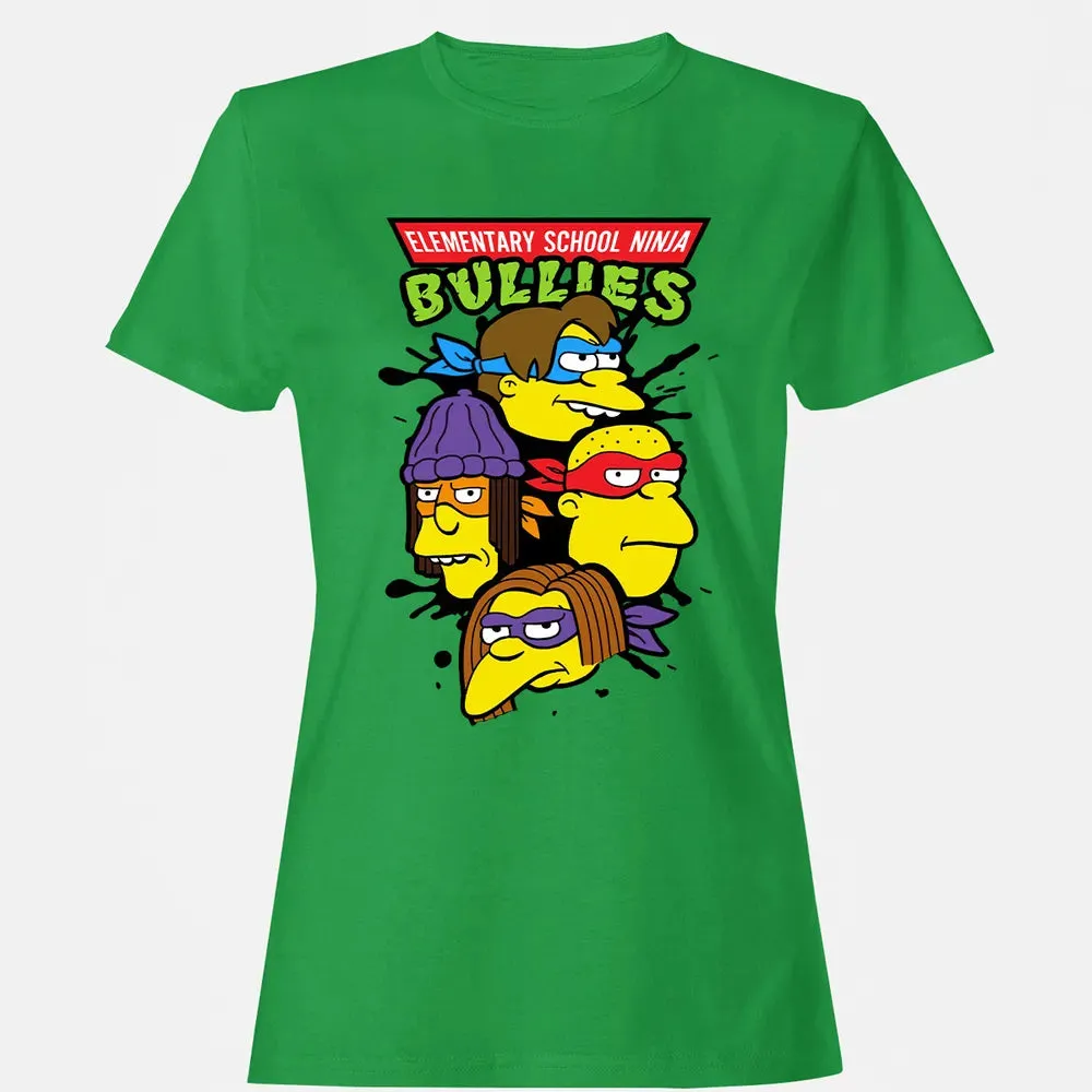 Elementary School Ninja Bullies Women's T-shirt - 7