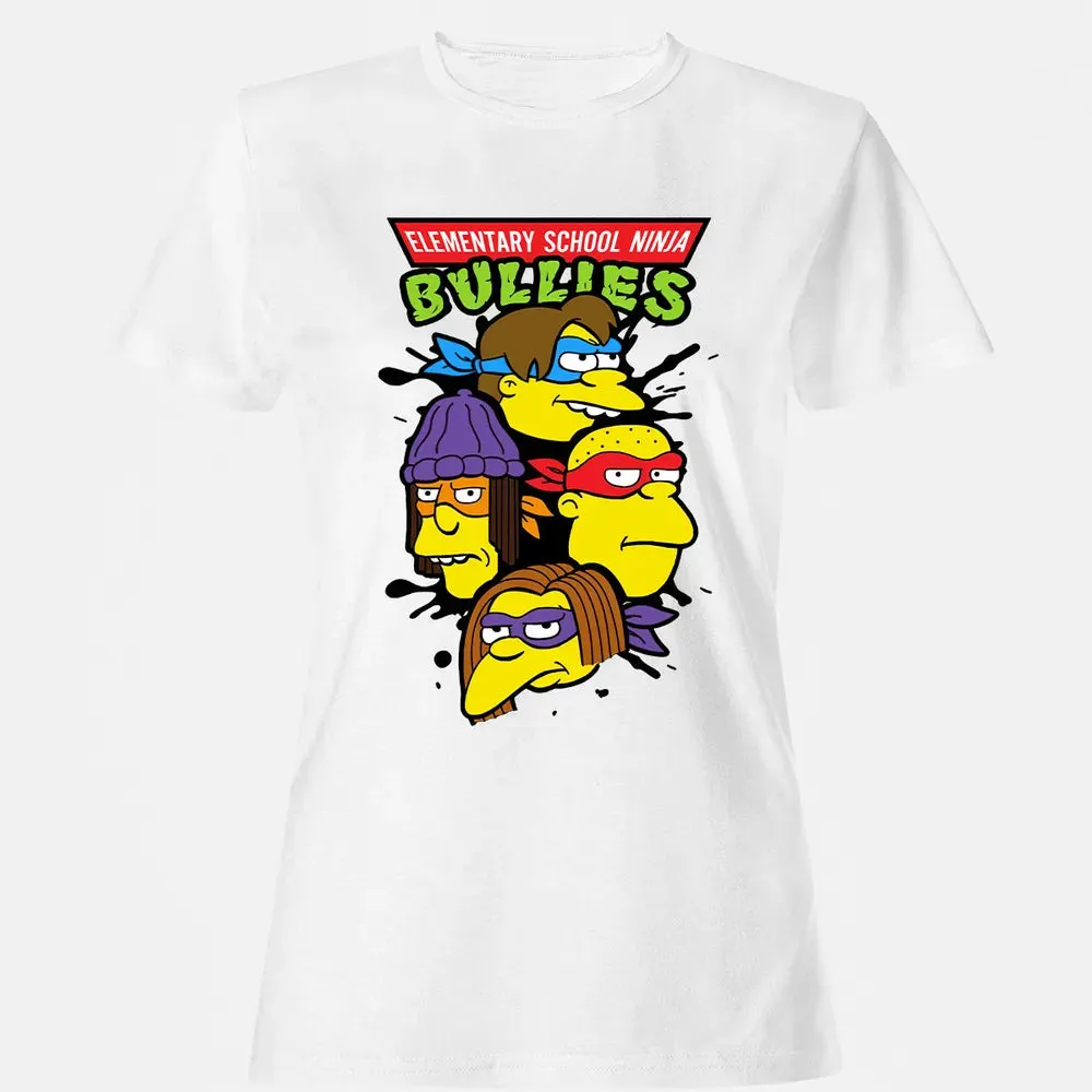 Elementary School Ninja Bullies Women's T-shirt - 16