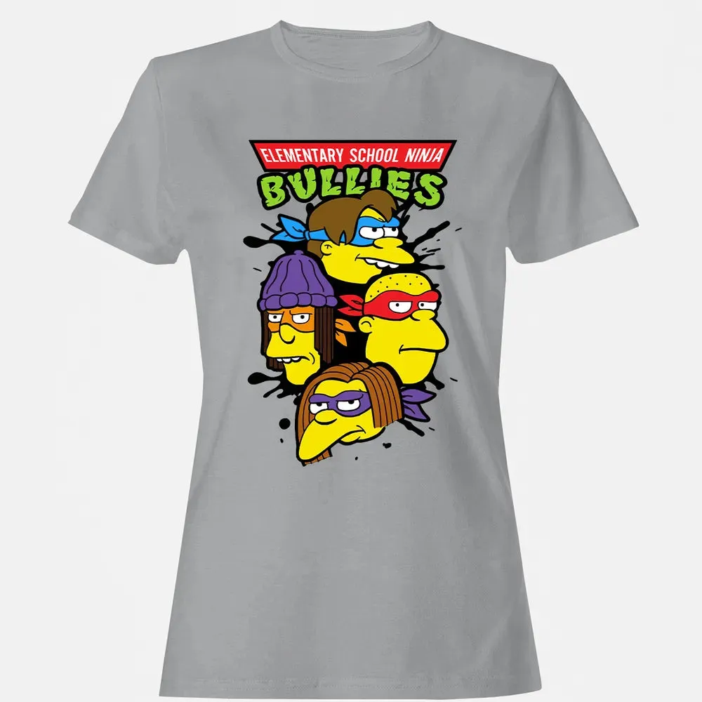 Elementary School Ninja Bullies Women's T-shirt - 15