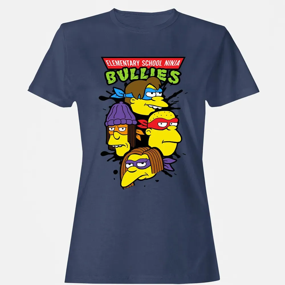 Elementary School Ninja Bullies Women's T-shirt - 10