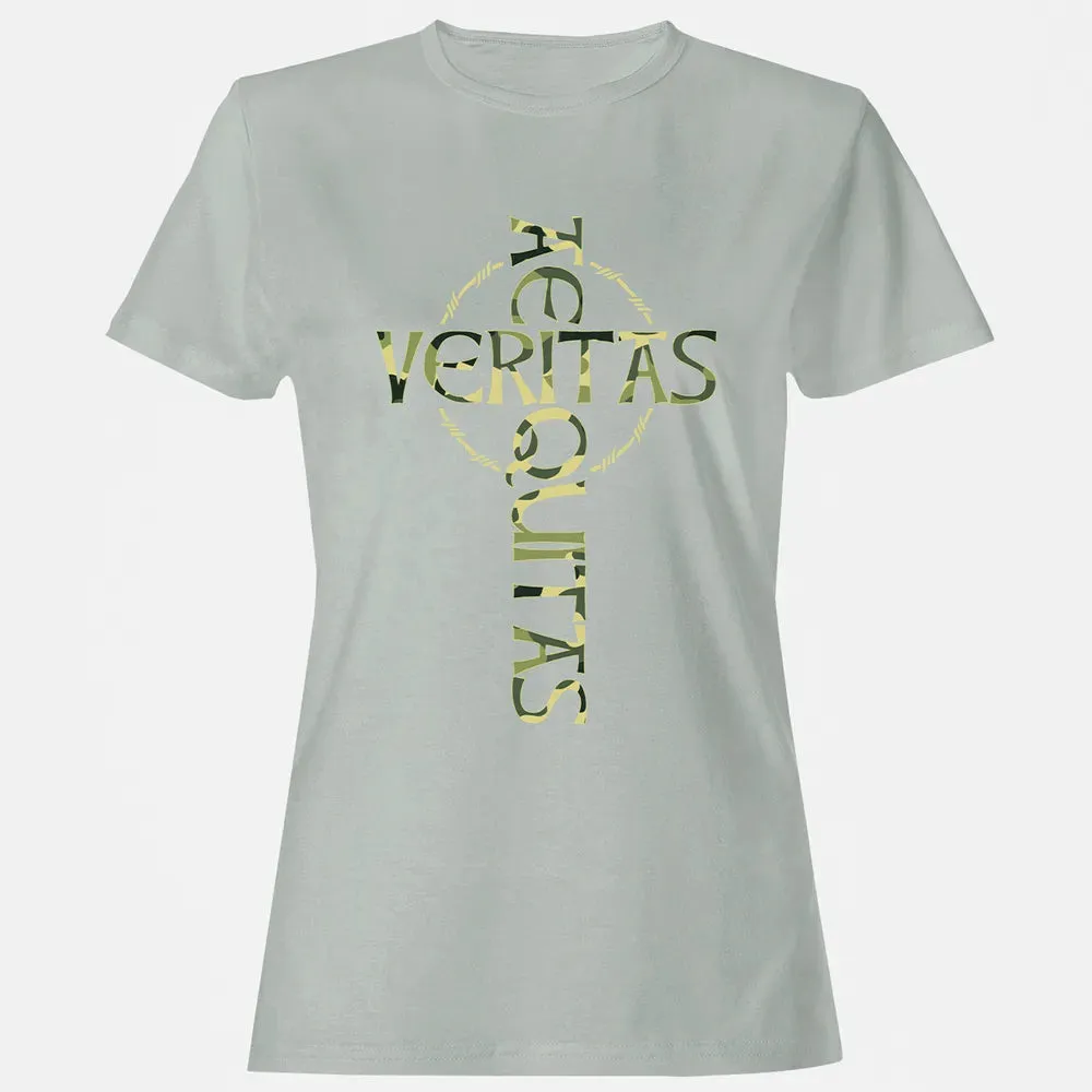 Veritas Aequitas Camo Cross Women's T-shirt - 2