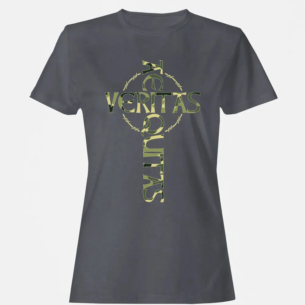 Veritas Aequitas Camo Cross Women's T-shirt - 5
