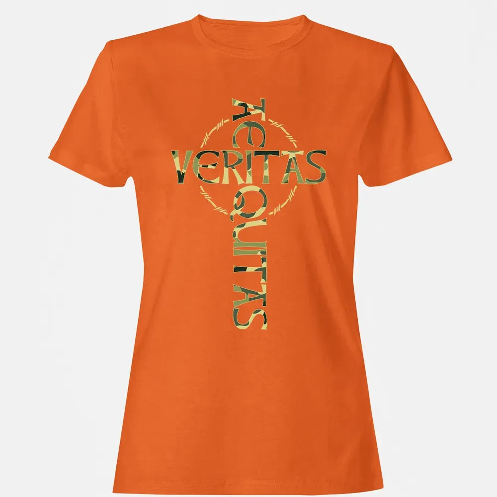 Veritas Aequitas Camo Cross Women's T-shirt - 11