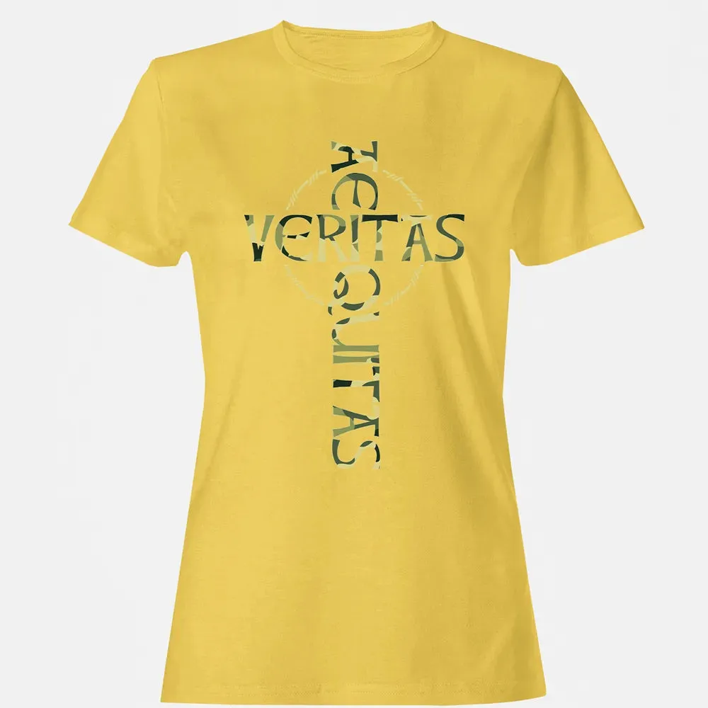Veritas Aequitas Camo Cross Women's T-shirt - 4