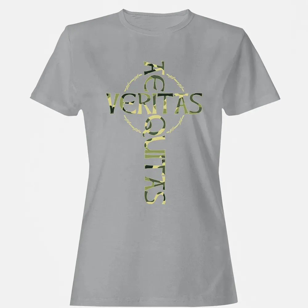 Veritas Aequitas Camo Cross Women's T-shirt - 15