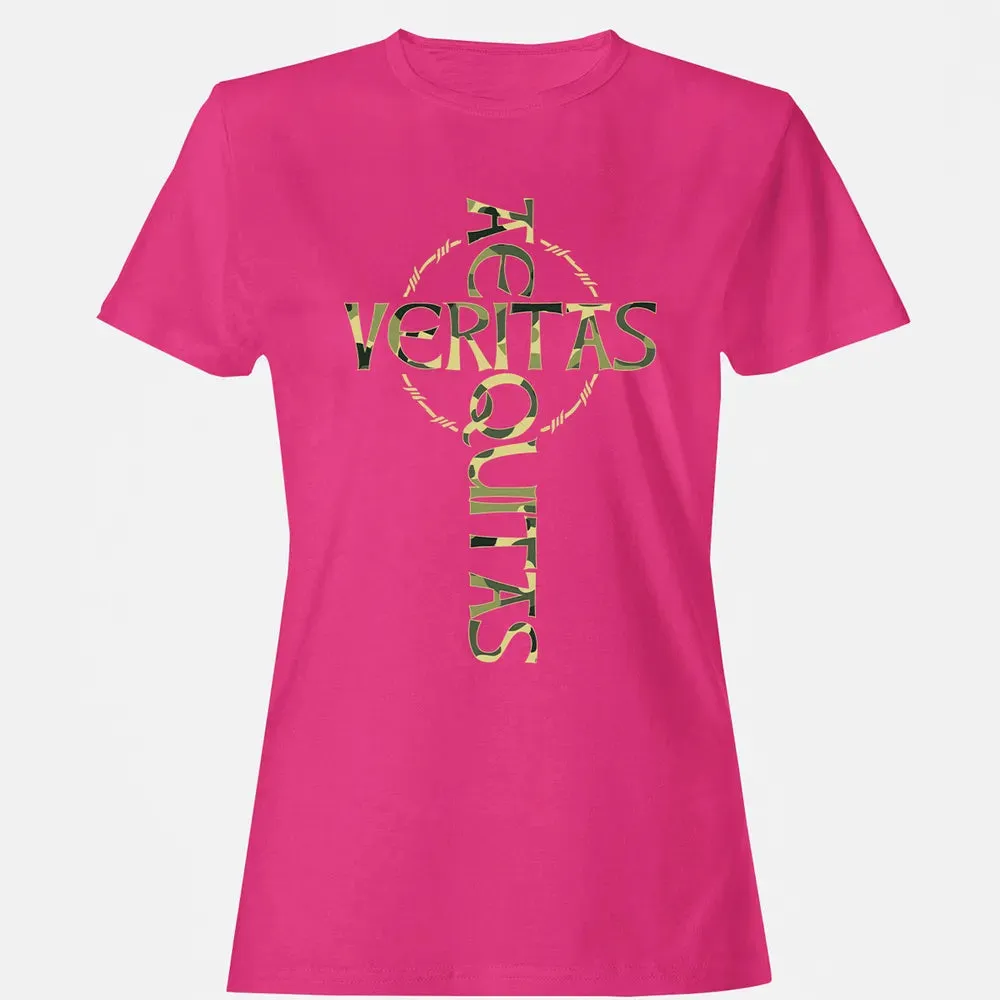 Veritas Aequitas Camo Cross Women's T-shirt - 6