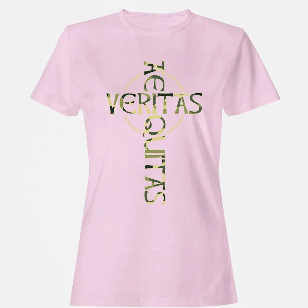 Veritas Aequitas Camo Cross Women's T-shirt - 9
