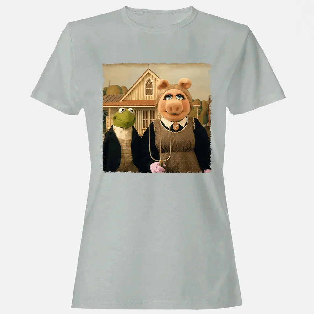 Ms Piggy's American Gothic Women's T-shirt - 2