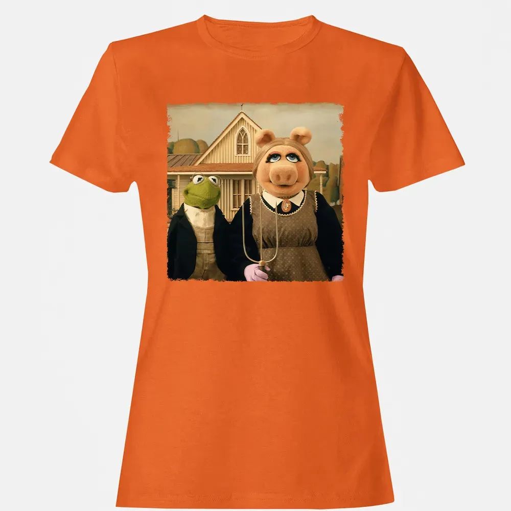 Ms Piggy's American Gothic Women's T-shirt - 11