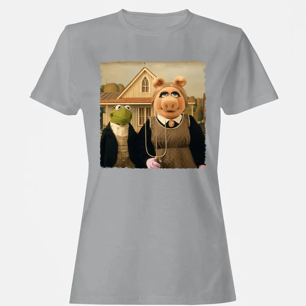 Ms Piggy's American Gothic Women's T-shirt - 15