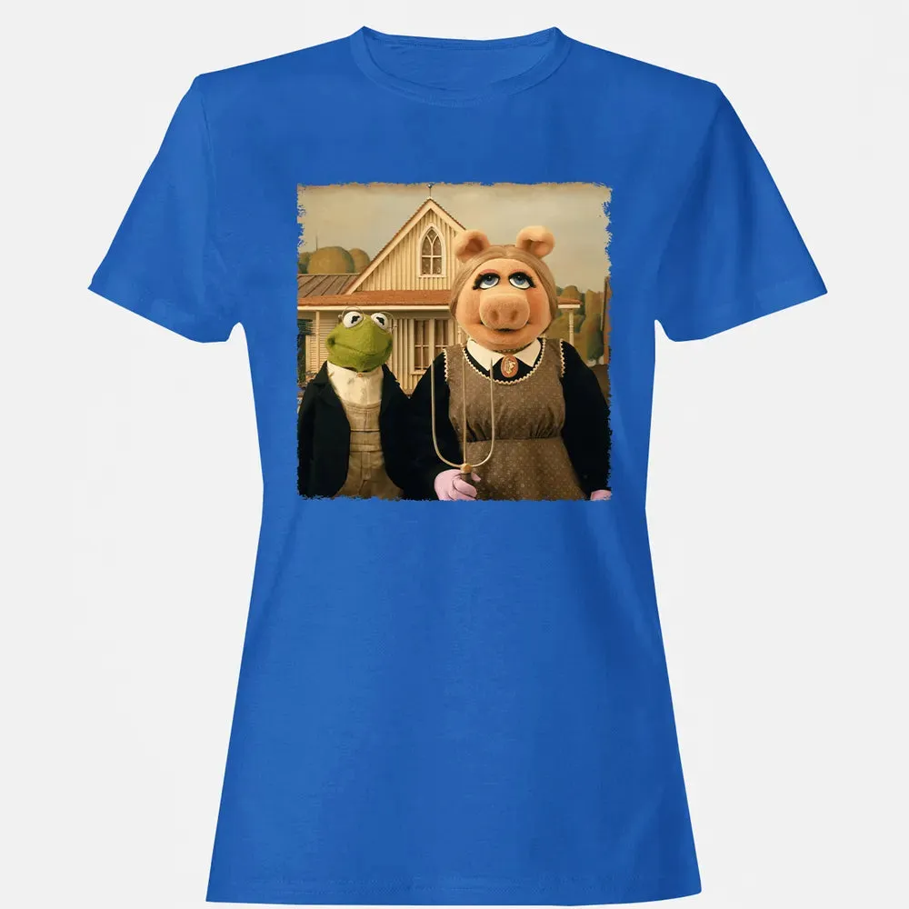 Ms Piggy's American Gothic Women's T-shirt - 14