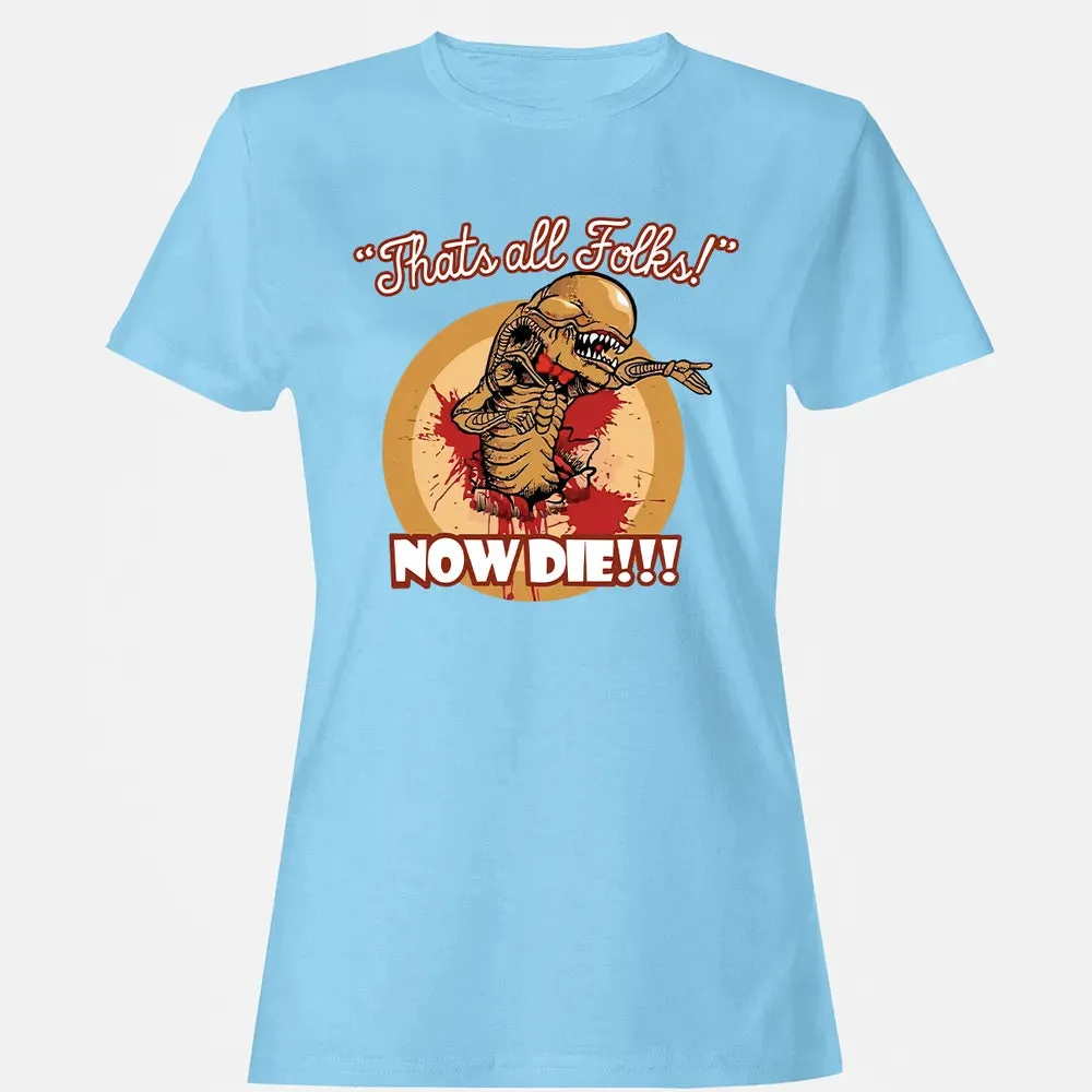Thats All Folks Women's T-shirt - 8