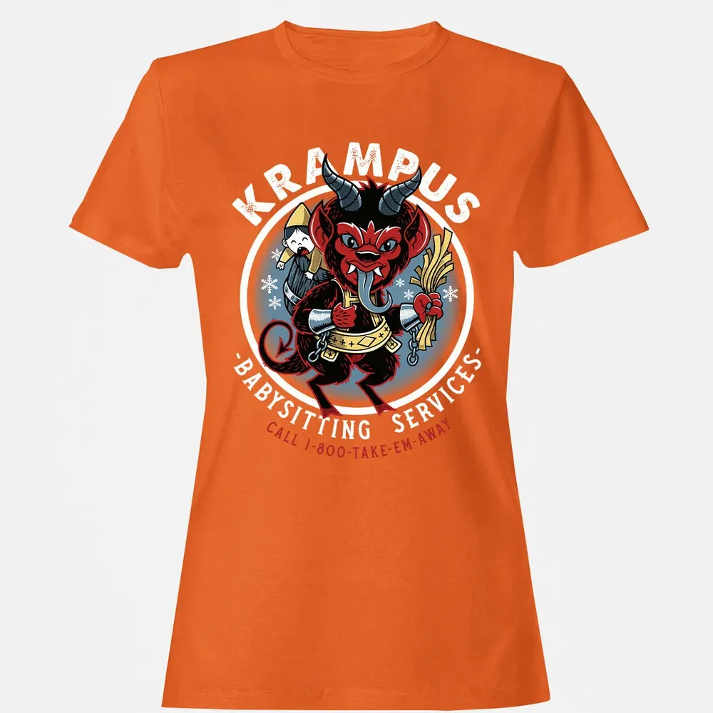 Krampus Babysitting Service Women's T-shirt - 11