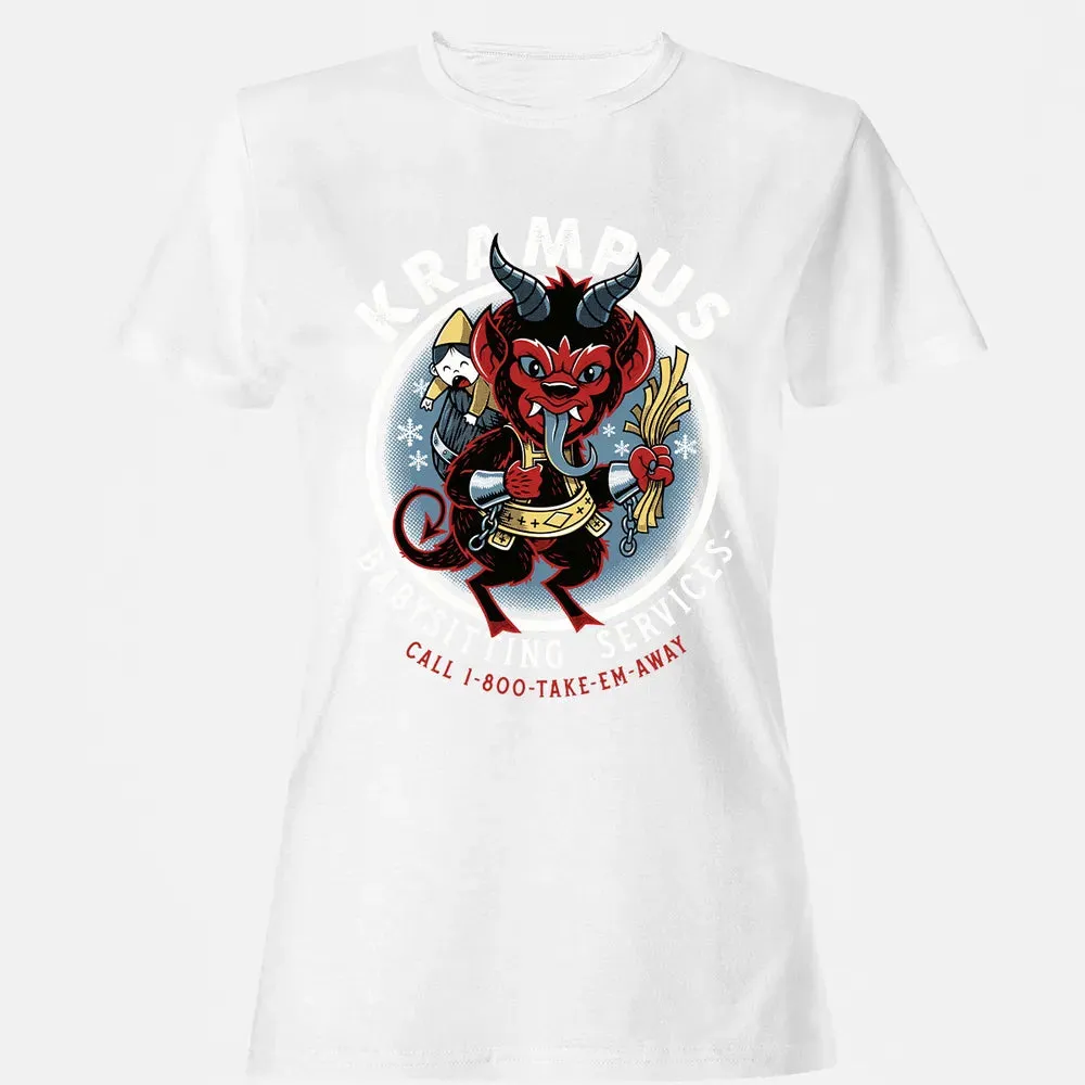 Krampus Babysitting Service Women's T-shirt - 16